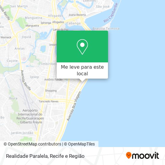 Realidade Paralela mapa