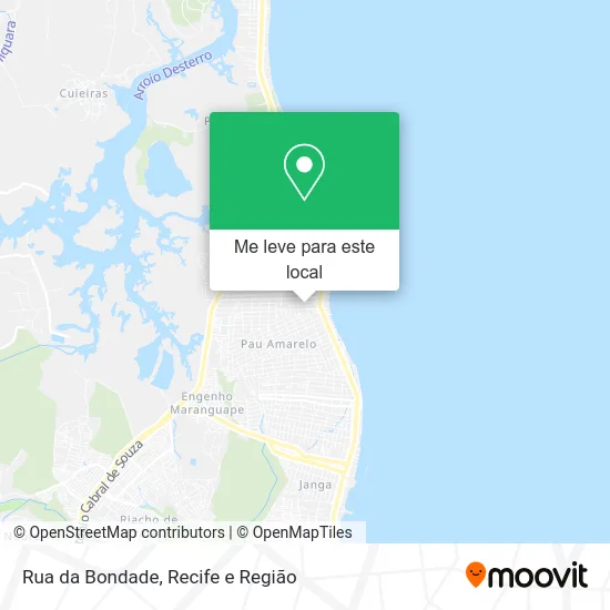 Rua da Bondade mapa
