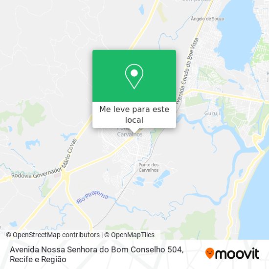 Avenida Nossa Senhora do Bom Conselho 504 mapa