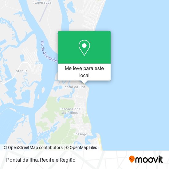Pontal da Ilha mapa