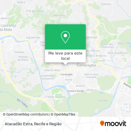 Atacadão Extra mapa