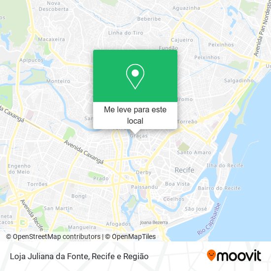 Loja Juliana da Fonte mapa