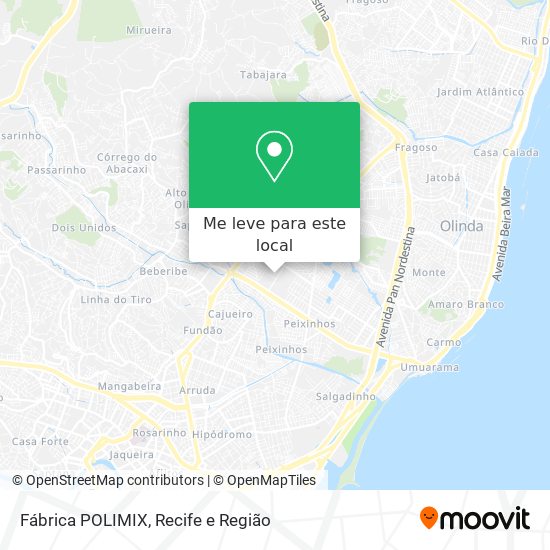 Fábrica POLIMIX mapa