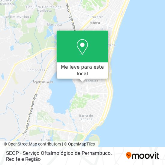 SEOP - Serviço Oftalmológico de Pernambuco mapa