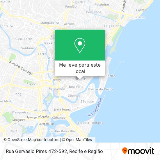 Rua Gervásio Píres 472-592 mapa