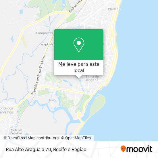 Rua Alto Araguaia 70 mapa