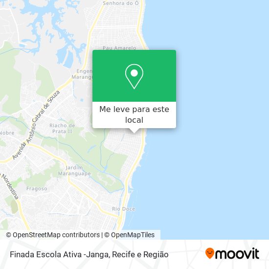 Finada Escola Ativa -Janga mapa