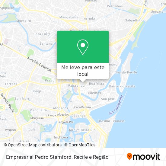 Empresarial Pedro Stamford mapa