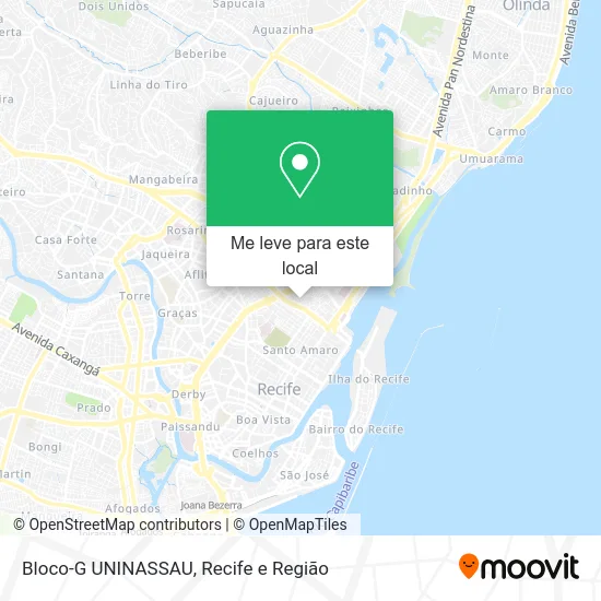 Bloco-G UNINASSAU mapa