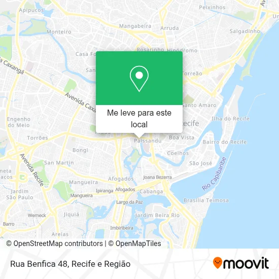 Rua Benfica 48 mapa