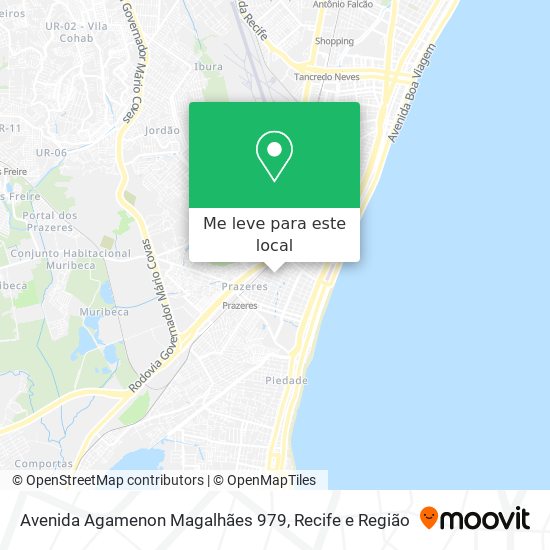 Avenida Agamenon Magalhães 979 mapa