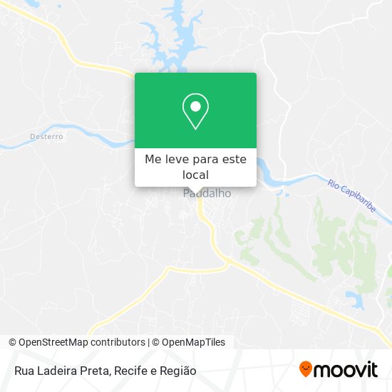 Rua Ladeira Preta mapa