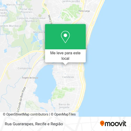 Rua Guararapes mapa