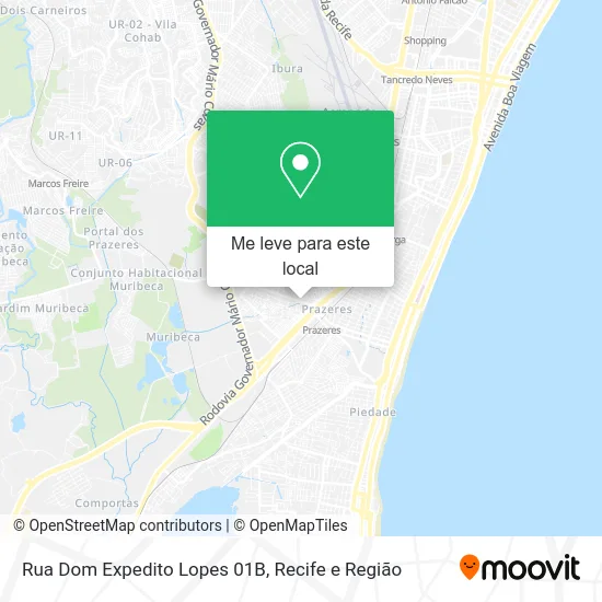 Rua Dom Expedito Lopes 01B mapa