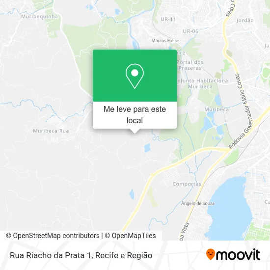 Rua Riacho da Prata 1 mapa