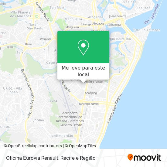 Oficina Eurovia Renault mapa