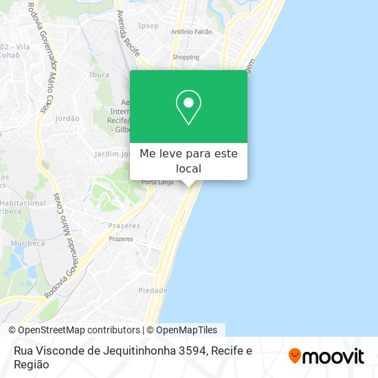 Rua Visconde de Jequitinhonha 3594 mapa