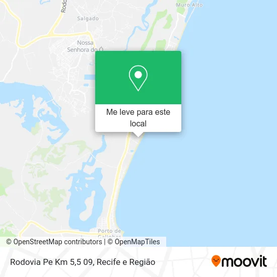 Rodovia Pe Km 5,5 09 mapa