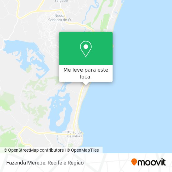 Fazenda Merepe mapa