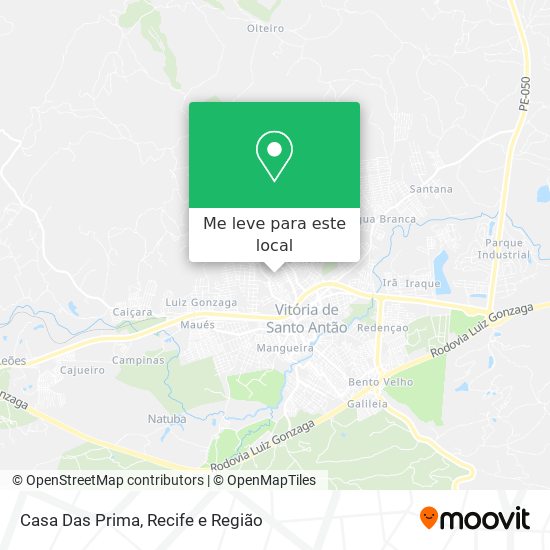 Casa Das Prima mapa