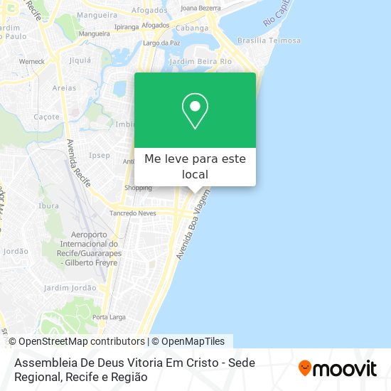 Assembleia De Deus Vitoria Em Cristo - Sede Regional mapa