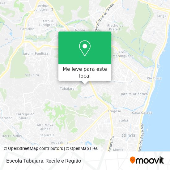 Escola Tabajara mapa