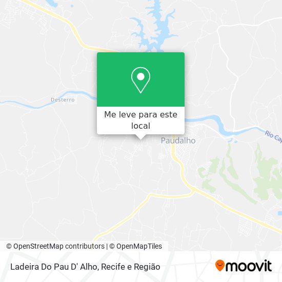 Ladeira Do Pau D' Alho mapa