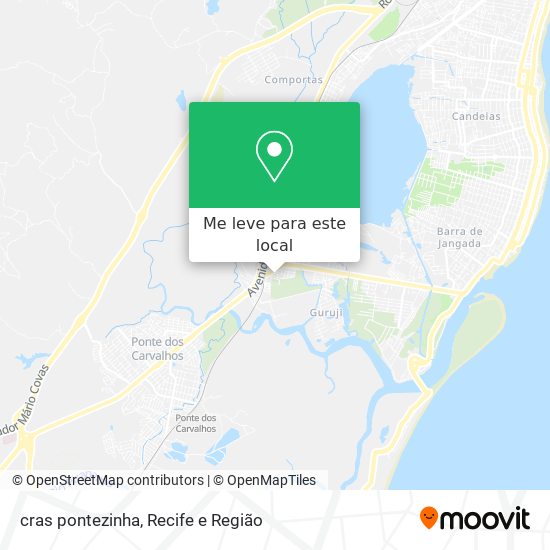 cras pontezinha mapa
