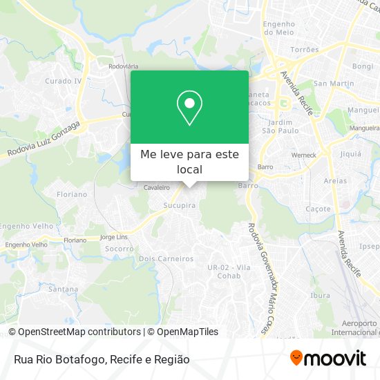 Rua Rio Botafogo mapa
