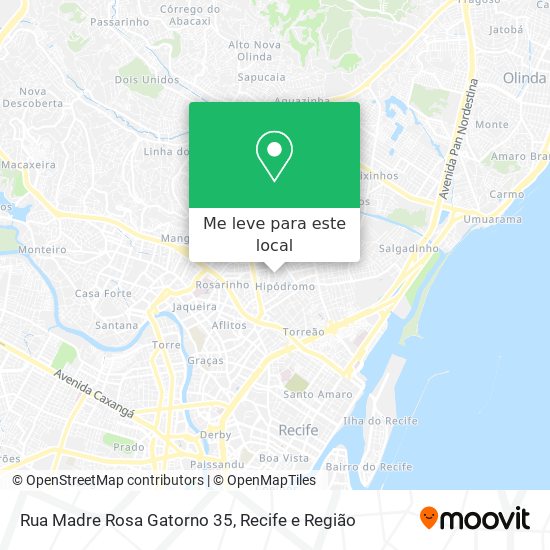 Rua Madre Rosa Gatorno 35 mapa