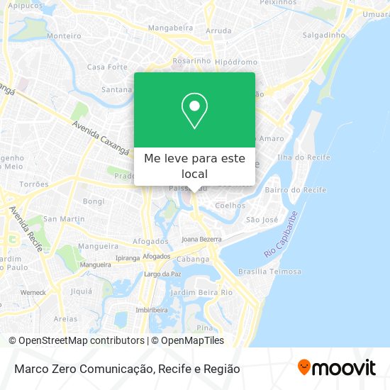 Marco Zero Comunicação mapa