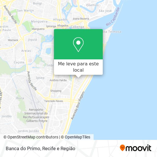 Banca do Primo mapa