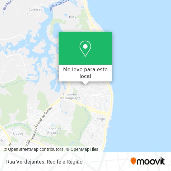 Rua Verdejantes mapa