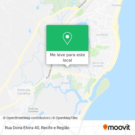 Rua Dona Elvira 40 mapa