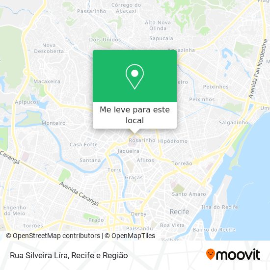 Rua Silveira Líra mapa