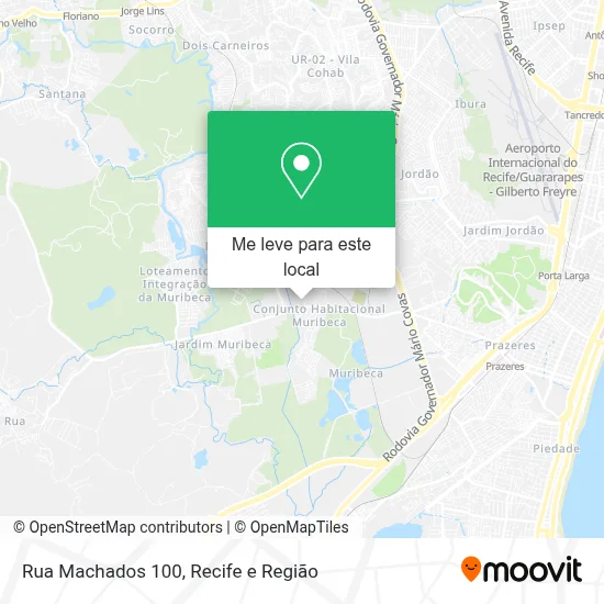 Rua Machados 100 mapa