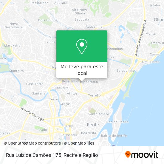 Rua Luiz de Camões 175 mapa