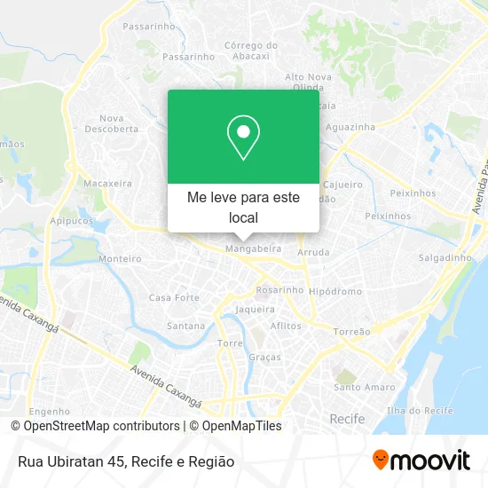 Rua Ubiratan 45 mapa
