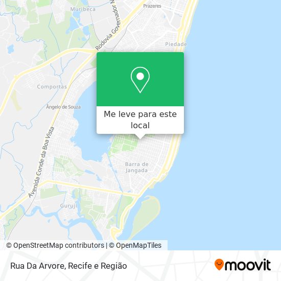 Rua Da Arvore mapa