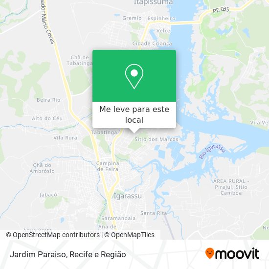 Jardim Paraiso mapa