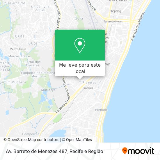 Av. Barreto de Menezes 487 mapa