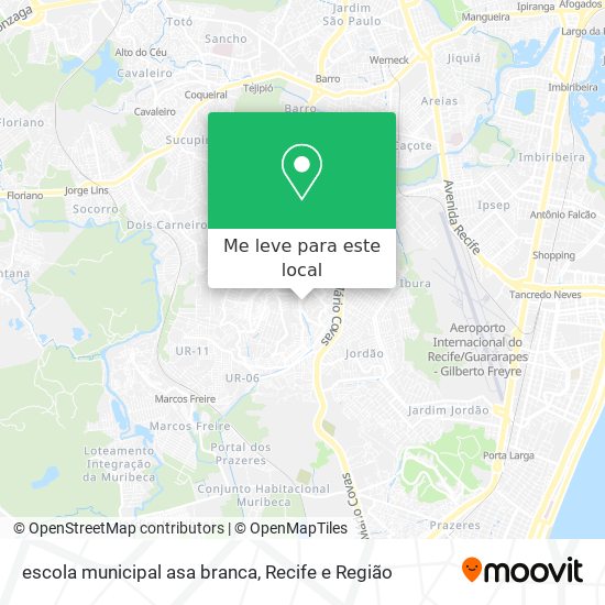 escola municipal asa branca mapa