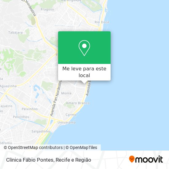 Clínica Fábio Pontes mapa