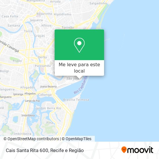 Cais Santa Rita 600 mapa