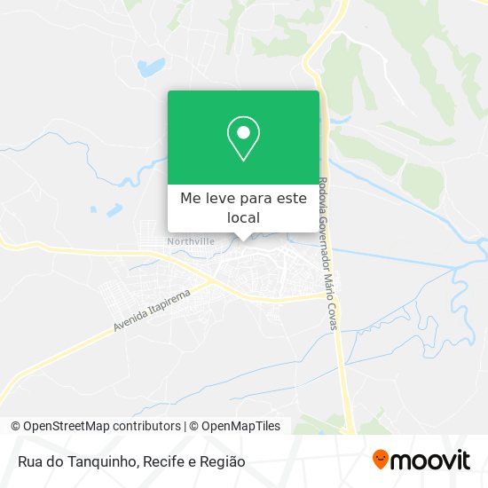 Rua do Tanquinho mapa