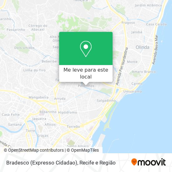 Bradesco (Expresso Cidadao) mapa