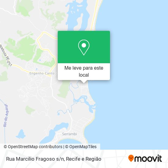 Rua Marcilio Fragoso s/n mapa