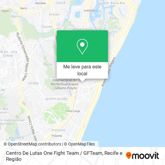 Centro De Lutas One Fight Team / GFTeam mapa