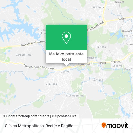 Clínica Metropolitana mapa