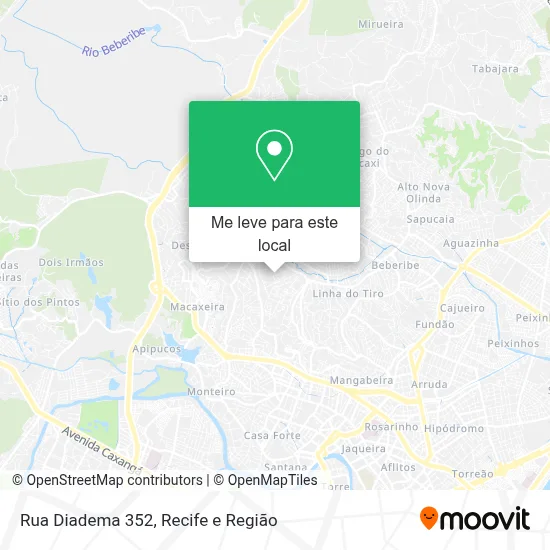 Rua Diadema 352 mapa